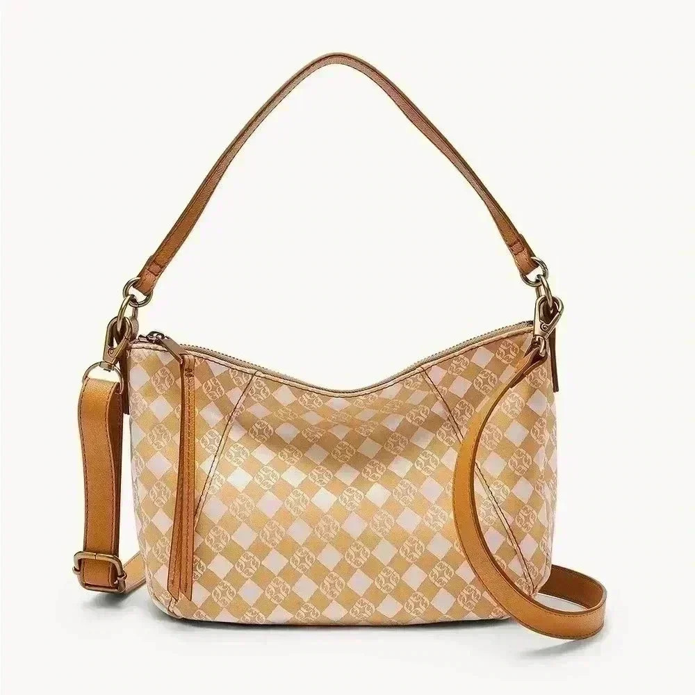FOSSIL | “Skylar” Crossbody Bag, Cream & Tan